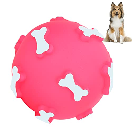 JOROBURO Quietschender Hundeball, Quietschender Gesangsball für den Außenbereich, Sauberes Zahnen-Kauspielzeug für Hunde, Weiches, Federndes Apportierballspielzeug für Kleine, Mittelgroße JOROBURO Quietschender Hundeball, Quietschender Gesangsball für den Außenbereich, Sauberes Zahnen-Kauspielzeug für Hunde, Weiches, Federndes Apportierballspielzeug für Kleine, Mittelgroße von JOROBURO