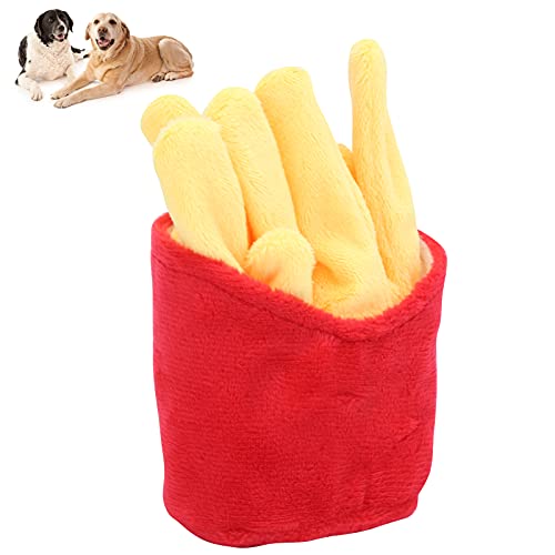 JOROBURO Quietschspielzeug für Haustiere, Simulation von Pommes Frites, Weiches Plüschspielzeug für Welpen, Backenzahnspielzeug, Hundetrainingsspielzeug, Hundekauspielzeug für Kleine, JOROBURO Quietschspielzeug für Haustiere, Simulation von Pommes Frites, Weiches Plüschspielzeug für Welpen, Backenzahnspielzeug, Hundetrainingsspielzeug, Hundekauspielzeug für Kleine, von JOROBURO