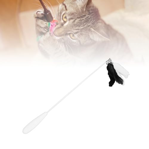 JOROBURO Teleskopischer Katzenstab, Lustiger, Bequemer Griff, Abnehmbare Feder, Interaktives Katzenspielzeug, Trainingsgerät mit Glocken, Katzenspielzeug, Federstab, Interaktives JOROBURO Teleskopischer Katzenstab, Lustiger, Bequemer Griff, Abnehmbare Feder, Interaktives Katzenspielzeug, Trainingsgerät mit Glocken, Katzenspielzeug, Federstab, Interaktives von JOROBURO