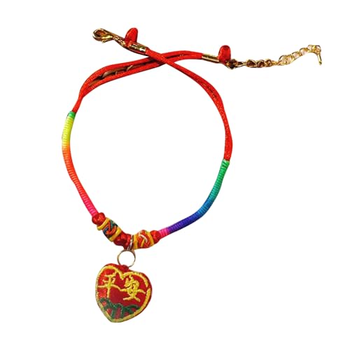 Katzen-Stickhalsband, Verstellbares, Farbenfrohes, Langlebiges Kätzchenhalsband, Bequem, Verstellbar, Niedliches Halsband, Haustierhalsband, Geschenk, Haustier-Halskette für Hunde und Katzen Katzen-Stickhalsband, Verstellbares, Farbenfrohes, Langlebiges Kätzchenhalsband, Bequem, Verstellbar, Niedliches Halsband, Haustierhalsband, Geschenk, Haustier-Halskette für Hunde und Katzen von JOROBURO