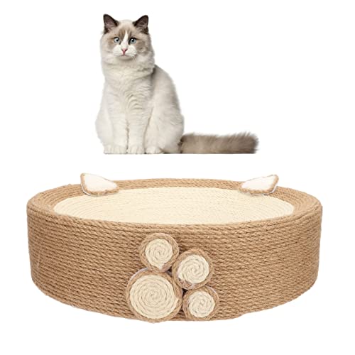 Katzenkratzpad-Nest, Wiederverwendbarer Multifunktionaler Runder Katzenkratzer aus Pappe, Katzenkratzbaum, Katzenkratzbaum, Wellpappe, Lounge-Couch-Nest für Katzen Katzenkratzpad-Nest, Wiederverwendbarer Multifunktionaler Runder Katzenkratzer aus Pappe, Katzenkratzbaum, Katzenkratzbaum, Wellpappe, Lounge-Couch-Nest für Katzen von JOROBURO