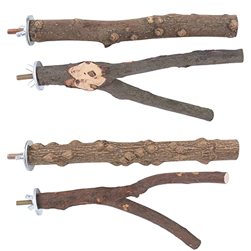 JOROBURO Papageien-Stehstange, Papageiensitzstangen, Pfefferholz, Vogelkäfig, Pfoten-Kletterständer-Set, Vogelständer-Spielzeug, Vogelübungstraining, Kletterspielzeug für Vogelkäfig-Zubehör JOROBURO Papageien-Stehstange, Papageiensitzstangen, Pfefferholz, Vogelkäfig, Pfoten-Kletterständer-Set, Vogelständer-Spielzeug, Vogelübungstraining, Kletterspielzeug für Vogelkäfig-Zubehör von JOROBURO
