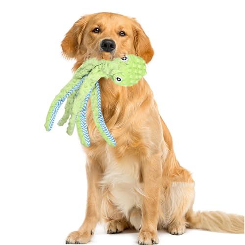 Quietschendes Plüschspielzeug für Hunde, Niedliche Oktopus-Form, Interaktiv, Reduziert Langeweile, Ausgestopftes Kauspielzeug für Hunde, Interaktives Pull-Welpenspielzeug für Quietschendes Plüschspielzeug für Hunde, Niedliche Oktopus-Form, Interaktiv, Reduziert Langeweile, Ausgestopftes Kauspielzeug für Hunde, Interaktives Pull-Welpenspielzeug für von JOROBURO