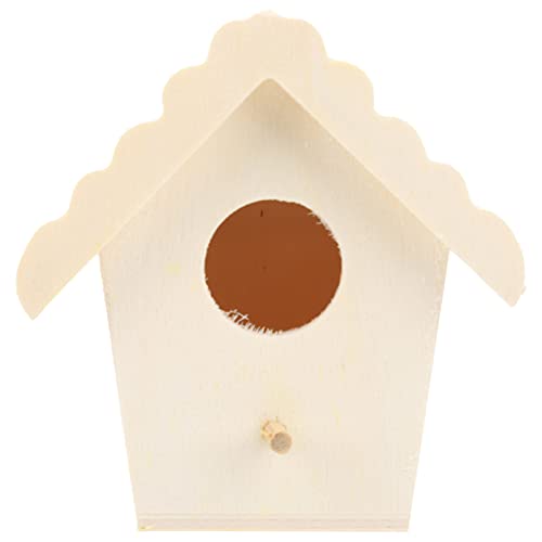 Vogelhaus aus Holz, DIY-Verbundplatte, Handgefertigter Vogelkäfig aus Holz, DIY-Vogelhaus-Set für den Außenbereich, Hängender Garten, Terrasse, Dekorativer Nistkasten für Kleine Vogelhaus aus Holz, DIY-Verbundplatte, Handgefertigter Vogelkäfig aus Holz, DIY-Vogelhaus-Set für den Außenbereich, Hängender Garten, Terrasse, Dekorativer Nistkasten für Kleine von JOROBURO
