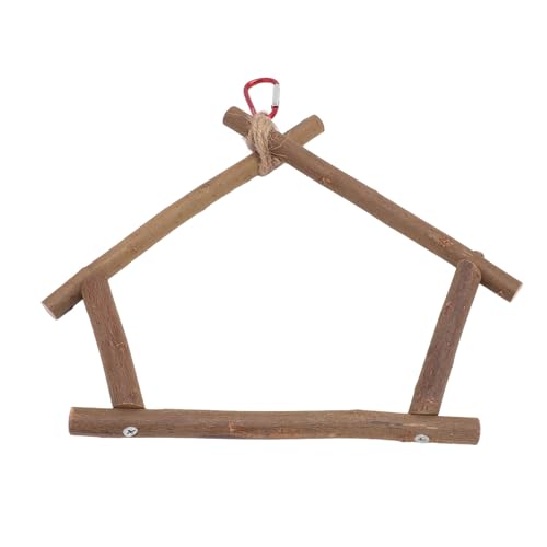 Vogelschaukel-Sitzstange, Hölzernes Stehendes Kletterspielzeug, Papageienkäfig-Sitzstange, Hausform, Papageien-Vogelsitzstangen, Sittich-Sitzstange, Hängender Vogelständer, Schaukel-Sitzstange für Wel Vogelschaukel-Sitzstange, Hölzernes Stehendes Kletterspielzeug, Papageienkäfig-Sitzstange, Hausform, Papageien-Vogelsitzstangen, Sittich-Sitzstange, Hängender Vogelständer, Schaukel-Sitzstange für Wel von JOROBURO