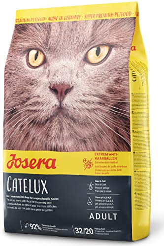 JOSERA Catelux (1 x 2 kg) | Mit schmackhaftem Entenprotein & Kartoffel für anspruchsvolle Katzen | Super Premium Trockenfutter für ausgewachsene Katzen | 1er Pack von Josera