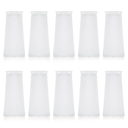 10 Stück 150 Mikron Wabenfiltersocken, Aquarium-Filtersocke, 3D-Waben-Design, Filtersocke, Aquarium-Filterbeutel für Salzwasser, Süßwasser, Salzwasser, Aquarien, Teiche, Summen, Überläufe 10 Stück 150 Mikron Wabenfiltersocken, Aquarium-Filtersocke, 3D-Waben-Design, Filtersocke, Aquarium-Filterbeutel für Salzwasser, Süßwasser, Salzwasser, Aquarien, Teiche, Summen, Überläufe von JOUTYFOR