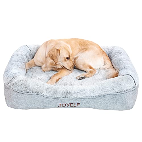 JOYELF XLarge Memory Foam Hundebett Orthopädisches Hundebett & Sofa mit abnehmbarem waschbarem Bezug und Abnehmbarer Matte von JOYELF
