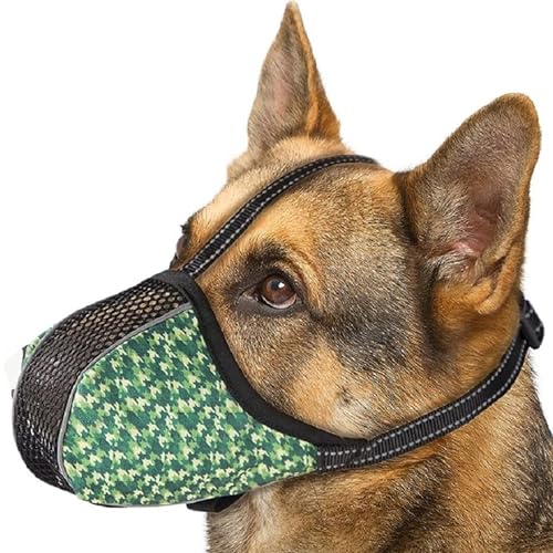 JOYPAWS Maulkorb für extra große Hunde, verhindert Beißen, Kauen & Bellen. Weiches, reflektierendes Air-Mesh, verstellbar, volle Abdeckung. Für Fellpflege & Schnitzen. Grün, XL JOYPAWS Maulkorb für extra große Hunde, verhindert Beißen, Kauen & Bellen. Weiches, reflektierendes Air-Mesh, verstellbar, volle Abdeckung. Für Fellpflege & Schnitzen. Grün, XL von JOYPAWS