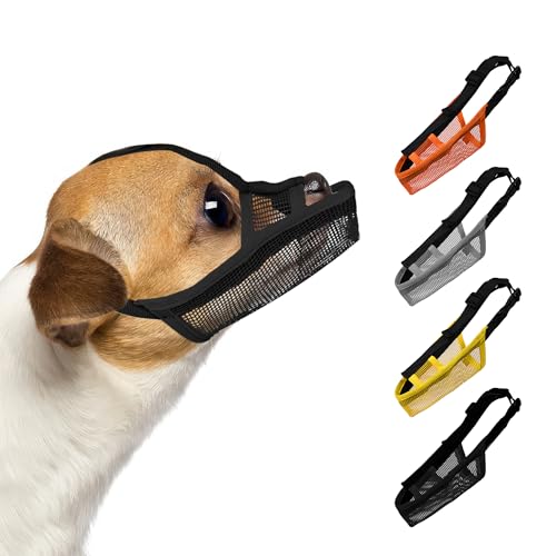 JOYPAWS Weicher Maulkorb für extra kleine Hunde, lange Schnauze, atmungsaktiv, luftdurchlässig, trinkbar, Haustiermaulkorb gegen Beißen, Kauen, mit verstellbaren Riemen, Anti-Bellen, Lecken, XXS JOYPAWS Weicher Maulkorb für extra kleine Hunde, lange Schnauze, atmungsaktiv, luftdurchlässig, trinkbar, Haustiermaulkorb gegen Beißen, Kauen, mit verstellbaren Riemen, Anti-Bellen, Lecken, XXS von JOYPAWS