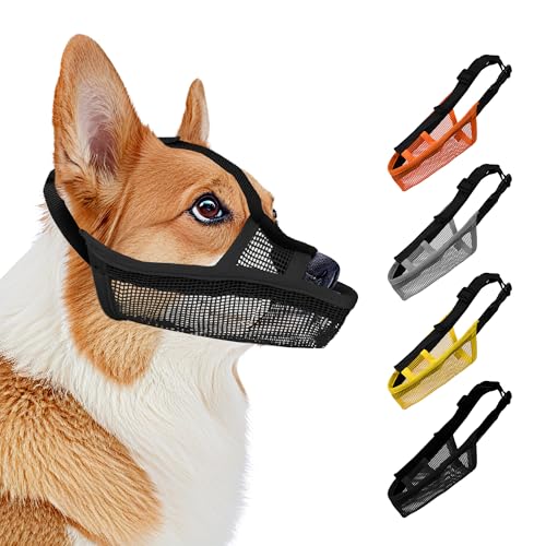 JOYPAWS Weicher Maulkorb für kleine, mittelgroße und große Hunde, lange Schnauze, atmungsaktiv, luftdurchlässig, trinkbar, Haustiermaulkorb gegen Beißen, Kauen mit verstellbaren Riemen, Anti-Bellen JOYPAWS Weicher Maulkorb für kleine, mittelgroße und große Hunde, lange Schnauze, atmungsaktiv, luftdurchlässig, trinkbar, Haustiermaulkorb gegen Beißen, Kauen mit verstellbaren Riemen, Anti-Bellen von JOYPAWS