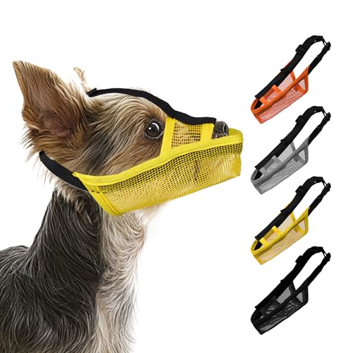 JOYPAWS Weicher Maulkorb für kleine, mittelgroße und große Hunde, lange Schnauze, atmungsaktiv, luftdurchlässig, trinkbar, Haustiermaulkorb gegen Beißen, Kauen mit verstellbaren Riemen, Anti-Bellen JOYPAWS Weicher Maulkorb für kleine, mittelgroße und große Hunde, lange Schnauze, atmungsaktiv, luftdurchlässig, trinkbar, Haustiermaulkorb gegen Beißen, Kauen mit verstellbaren Riemen, Anti-Bellen von JOYPAWS