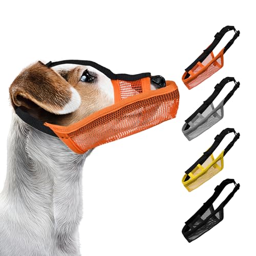 JOYPAWS Weicher Maulkorb für kleine, mittelgroße und große Hunde, lange Schnauze, atmungsaktiv, luftdurchlässig, trinkbar, Haustiermaulkorb gegen Beißen, Kauen mit verstellbaren Riemen, Anti-Bellen JOYPAWS Weicher Maulkorb für kleine, mittelgroße und große Hunde, lange Schnauze, atmungsaktiv, luftdurchlässig, trinkbar, Haustiermaulkorb gegen Beißen, Kauen mit verstellbaren Riemen, Anti-Bellen von JOYPAWS