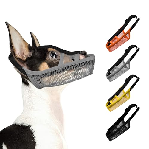 JOYPAWS Weicher Maulkorb für kleine, mittelgroße und große Hunde, lange Schnauze, atmungsaktiv, luftdurchlässig, trinkbar, Haustiermaulkorb gegen Beißen, Kauen mit verstellbaren Riemen, Anti-Bellen JOYPAWS Weicher Maulkorb für kleine, mittelgroße und große Hunde, lange Schnauze, atmungsaktiv, luftdurchlässig, trinkbar, Haustiermaulkorb gegen Beißen, Kauen mit verstellbaren Riemen, Anti-Bellen von JOYPAWS