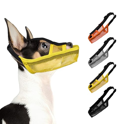 JOYPAWS Weicher Maulkorb für kleine, mittelgroße und große Hunde, lange Schnauze, atmungsaktiv, luftdurchlässig, trinkbar, Haustiermaulkorb gegen Beißen, Kauen mit verstellbaren Riemen, Anti-Bellen JOYPAWS Weicher Maulkorb für kleine, mittelgroße und große Hunde, lange Schnauze, atmungsaktiv, luftdurchlässig, trinkbar, Haustiermaulkorb gegen Beißen, Kauen mit verstellbaren Riemen, Anti-Bellen von JOYPAWS