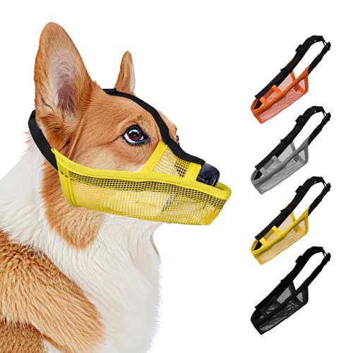 JOYPAWS Weicher Maulkorb für kleine, mittelgroße und große Hunde, lange Schnauze, atmungsaktiv, luftdurchlässig, trinkbar, Haustiermaulkorb gegen Beißen, Kauen mit verstellbaren Riemen, Anti-Bellen JOYPAWS Weicher Maulkorb für kleine, mittelgroße und große Hunde, lange Schnauze, atmungsaktiv, luftdurchlässig, trinkbar, Haustiermaulkorb gegen Beißen, Kauen mit verstellbaren Riemen, Anti-Bellen von JOYPAWS
