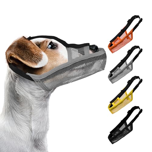 JOYPAWS Weicher Maulkorb für kleine, mittelgroße und große Hunde, lange Schnauze, atmungsaktiv, luftdurchlässig, trinkbar, Haustiermaulkorb gegen Beißen, Kauen mit verstellbaren Riemen, Anti-Bellen JOYPAWS Weicher Maulkorb für kleine, mittelgroße und große Hunde, lange Schnauze, atmungsaktiv, luftdurchlässig, trinkbar, Haustiermaulkorb gegen Beißen, Kauen mit verstellbaren Riemen, Anti-Bellen von JOYPAWS