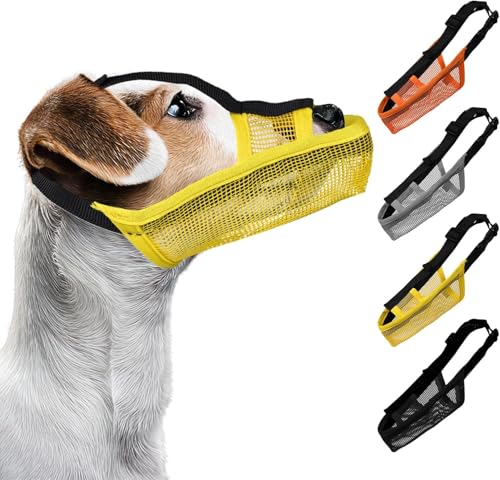 JOYPAWS Weicher Maulkorb für kleine, mittelgroße und große Hunde, lange Schnauze, atmungsaktiv, luftdurchlässig, trinkbar, Haustiermaulkorb gegen Beißen, Kauen mit verstellbaren Riemen, Anti-Bellen JOYPAWS Weicher Maulkorb für kleine, mittelgroße und große Hunde, lange Schnauze, atmungsaktiv, luftdurchlässig, trinkbar, Haustiermaulkorb gegen Beißen, Kauen mit verstellbaren Riemen, Anti-Bellen von JOYPAWS