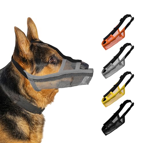 JOYPAWS Weicher Maulkorb für kleine, mittelgroße und große Hunde, lange Schnauze, atmungsaktiv, luftdurchlässig, trinkbar, Haustiermaulkorb gegen Beißen, Kauen mit verstellbaren Riemen, Anti-Bellen JOYPAWS Weicher Maulkorb für kleine, mittelgroße und große Hunde, lange Schnauze, atmungsaktiv, luftdurchlässig, trinkbar, Haustiermaulkorb gegen Beißen, Kauen mit verstellbaren Riemen, Anti-Bellen von JOYPAWS