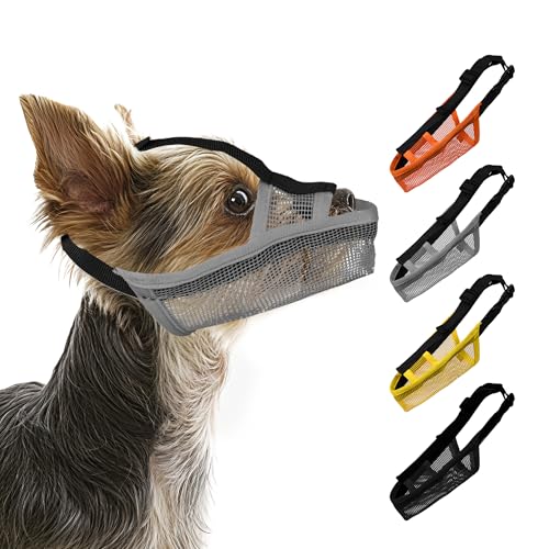 JOYPAWS Weicher Maulkorb für kleine Hunde, lange Schnauze, atmungsaktiv, Air-Mesh, trinkbar, Haustier-Maulkorb, um Beißen und Kauen zu verhindern, mit verstellbaren Riemen, Anti-Bellen, Lecken, JOYPAWS Weicher Maulkorb für kleine Hunde, lange Schnauze, atmungsaktiv, Air-Mesh, trinkbar, Haustier-Maulkorb, um Beißen und Kauen zu verhindern, mit verstellbaren Riemen, Anti-Bellen, Lecken, von JOYPAWS
