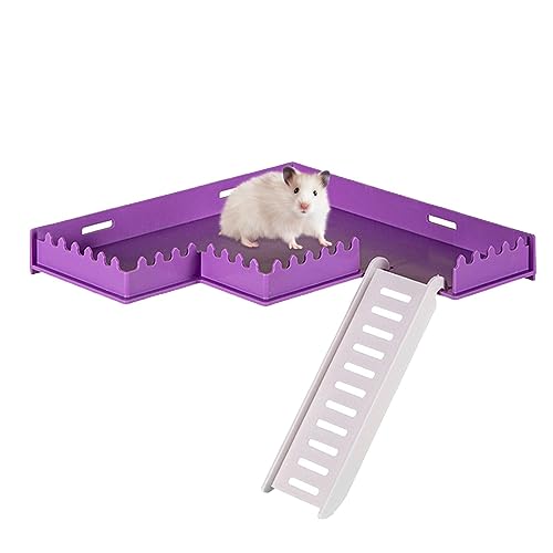 Hamster spielen Gym Spielplatz Ständer PVC Käfig Hamster Kauspielzeug für Klettern Igel Hamster Eichhörnchen Eichhörnchen Rennmäuse Jpsdows von JPSDOWS