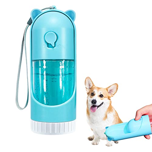JPSDOWS Haustier-Wasserspender für Haustiere | 220 ml auslaufsichere Flaschen für Hunde - Tragbarer Reise-Wasserflaschen-Spender von JPSDOWS