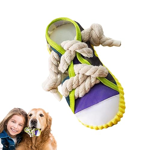 JPSDOWS Hundeschuh-Kauspielzeug | Langlebiges Quietschspielzeug für Hunde - Quietschspielzeug für Hunde, Schuhspielzeug für Welpen, verhindert Zahnstein, Interaktion zwischen Haustieren und Besitzern von JPSDOWS