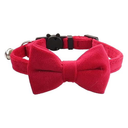 JPSDOWS Katzenhalsband mit Schleife, Halsband mit Fliege für Hunde mit Klingel, Artikel für Haustiere für Outdoor-Aktivitäten für Fotografie, Hochzeit, Zuhause von JPSDOWS