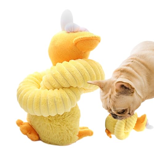 JPSDOWS Quietschendes Plüschtier Hundespielzeug - Quietschendes Spielzeug für Kautiere,Interaktives Haustierspielzeug aus Flanell Material für kleine, mittlere Hunde von JPSDOWS