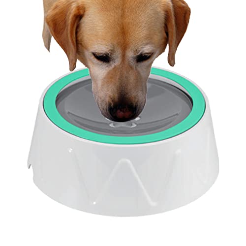 Kein Verschütten Wassernapf für Hunde,1,5 l Hundenapf ohne Verschütten, großes Fassungsvermögen, Futterspender für langsames Wasser | Reisefreundlicher, Rutschfester Haustier-Wassernapfspender von JPSDOWS