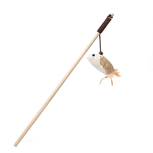 Spielzeugstock für Katzen - Katzenspielzeug mit Federstäbchen und Katzenstäbchen mit Nachfüllpackungen für Plüschtiere | Cat Wand Toys Interactive Catcher Teaser Spielzeugstock für Katzen - Katzenspielzeug mit Federstäbchen und Katzenstäbchen mit Nachfüllpackungen für Plüschtiere | Cat Wand Toys Interactive Catcher Teaser von JPSDOWS