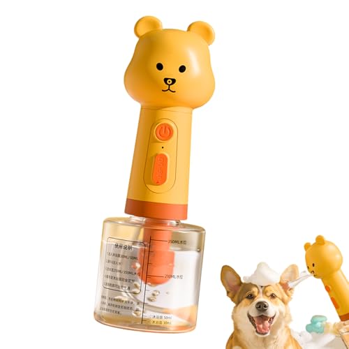 Sprüher Shampoo für Hunde | Sprüher Shampoo Hunde, Design Bär für Bad Pflege Fell Spa Welpen von JPSDOWS
