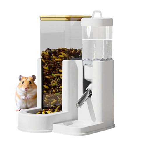 Wasserflasche für Hamster, Chinchilla-Futternapf | Automatischer Spender für kleine Haustiere für Käfig für Innen- und Außenbereich Haus Wasserflasche für Hamster, Chinchilla-Futternapf | Automatischer Spender für kleine Haustiere für Käfig für Innen- und Außenbereich Haus von JPSDOWS
