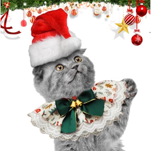 Weihnachts-Hundehalstücher,Hundehalstücher Weihnachten | Weiche weihnachtliche Hundehalstücher, verstellbare Hundelätzchen | Niedlicher, atmungsaktiver Haustierschal aus Spitze, wendbares Haustierzube Weihnachts-Hundehalstücher,Hundehalstücher Weihnachten | Weiche weihnachtliche Hundehalstücher, verstellbare Hundelätzchen | Niedlicher, atmungsaktiver Haustierschal aus Spitze, wendbares Haustierzube von JPSDOWS