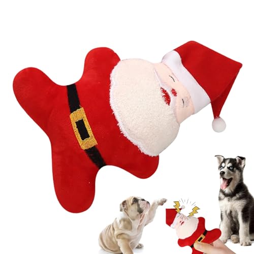 Weihnachtsmann-Kauspielzeug, Weihnachtsmann-Katzenspielzeug,Hundespielzeug zum Kauen - Interaktive quietschende Haustierpuppe m beständig Weihnachtsmann-Kauspielzeug, Weihnachtsmann-Katzenspielzeug,Hundespielzeug zum Kauen - Interaktive quietschende Haustierpuppe m beständig von JPSDOWS