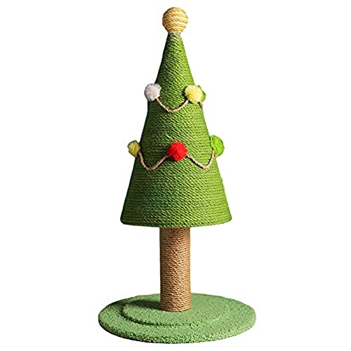 JQTOP Katzenkratzbaum Haustier Spielzeug Stabil Vertikal Weihnachtsbaum Katzen Kratzbaum Spielzeug Kompatibel mit Weihnachten von JQTOP