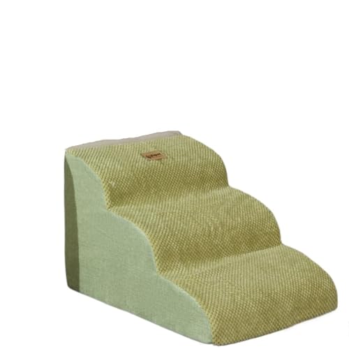 Hundesofa aus Memory-Schaum, 2/3 Stufen, passend für kleine Hunde und Katzen, Rampe, Leiter, rutschfeste Welpentreppe (Kaffeebraun (36 x 40 x 30 cm) von JQVDE