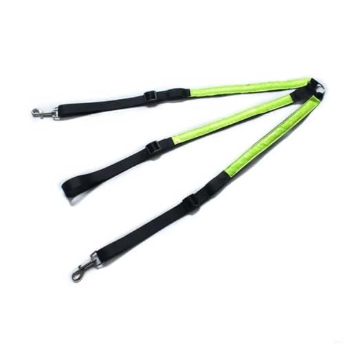 Pferdegeschirrgurt, Halsband, Brustband, sichere Reitausrüstung, einstellbarer, nachts sichtbarer LED(Green) von JQVDE