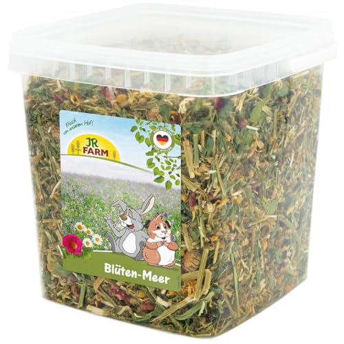 JR Farm Blüten-Meer 600 g im Eimer (Kräuter für Zwergkaninchen und Nager, Ergänzungsfuttermittel) von JR FARM GmbH