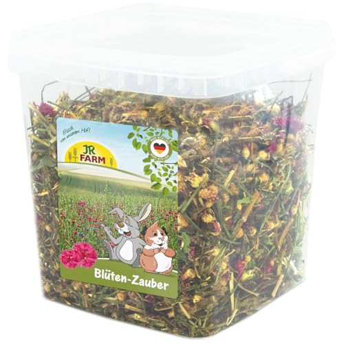 JR Farm Blüten-Zauber 400 g im Eimer (Kräuter für Zwergkaninchen und Nager, Ergänzungsfuttermittel) von JR FARM GmbH
