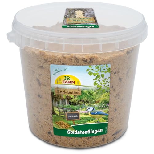 JR FARM Bark-Butter Soldatenfliegen 2 kg für Wildvögel im Garten oder auf dem Balkon von JR Farm