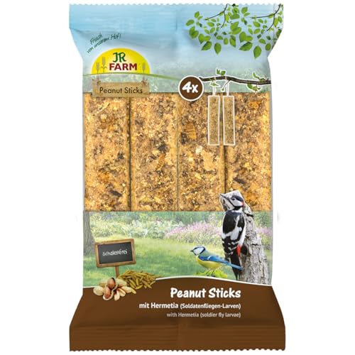 JR Farm Garden Peanut Sticks mit Hermetia (Erdnussbutter mit Soldatenfliegenlarven) 640 g von JR FARM GmbH