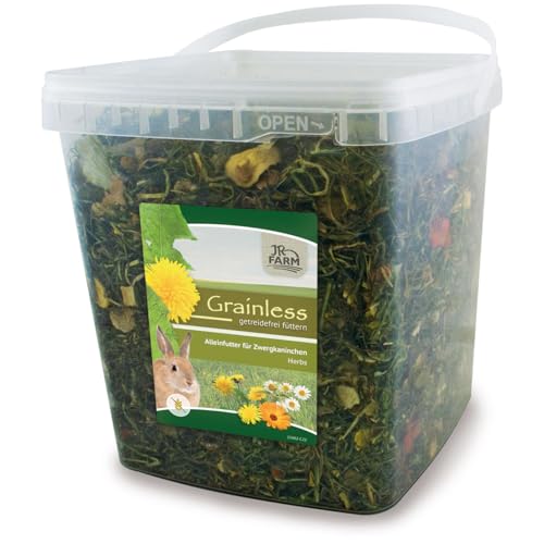 JR FARM Grainless Herbs Zwergkaninchen 5l Eimer=1 kg von JR Farm