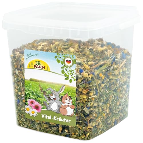 JR Farm Vital-Kräuter 480 g im Eimer (Kräuter für Zwergkaninchen und Nager, Ergänzungsfuttermittel) von JR FARM GmbH