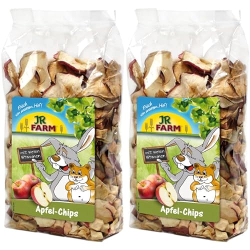 JR FARM Apfel-Chips 80 g (Packung mit 2) von JR Farm