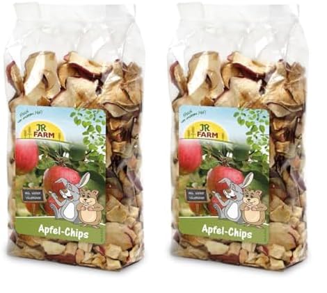 JR FARM Apfel-Chips 80 g (Packung mit 2) von JR Farm