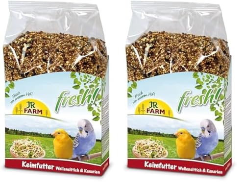 JR FARM Birds Keimfutter Wellensittich 1 kg (Packung mit 2) von JR Farm
