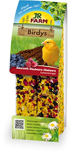 JR FARM Birdys Kan Amaranth-Blaubeere-Himbeere 130 g von JR Farm