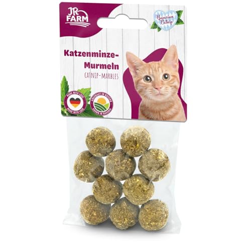 JR FARM Cat Bavarian Catnip Katzenminze-Murmeln 10 St. von JR Farm