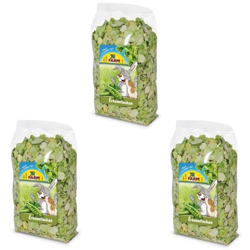 JR FARM Erbsenflocken | 3er Pack | 3 x 200 g | Snack für alle Nager und Zwergkaninchen | Schonend vorgegart und leicht verdaulich | Besonders reich an A und C Vitaminen JR FARM Erbsenflocken | 3er Pack | 3 x 200 g | Snack für alle Nager und Zwergkaninchen | Schonend vorgegart und leicht verdaulich | Besonders reich an A und C Vitaminen von JR Farm
